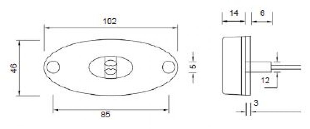 LED Aspöck Seitenmarkierungsleuchte LEDpoint - Undefined